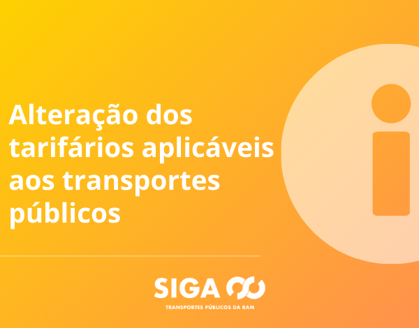 Alteração do sistema tarifário aplicável às carreiras regulares municipais e intermunicipais de serviço público de transporte de passageiros